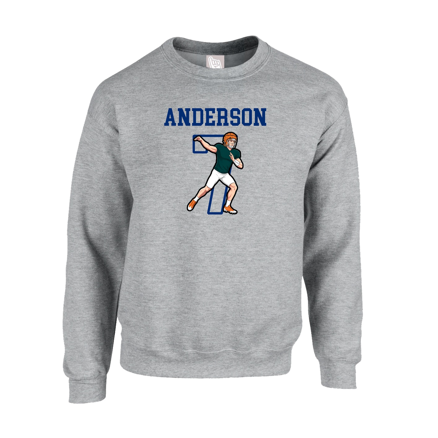 Fleece Crew — Shirsey in Grey