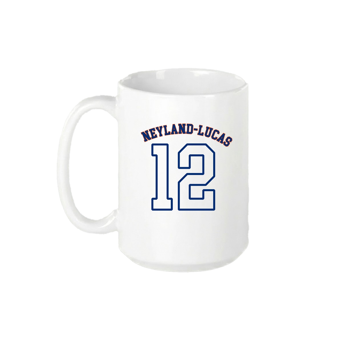 15oz Coffee Mug — Shirsey Arch in White