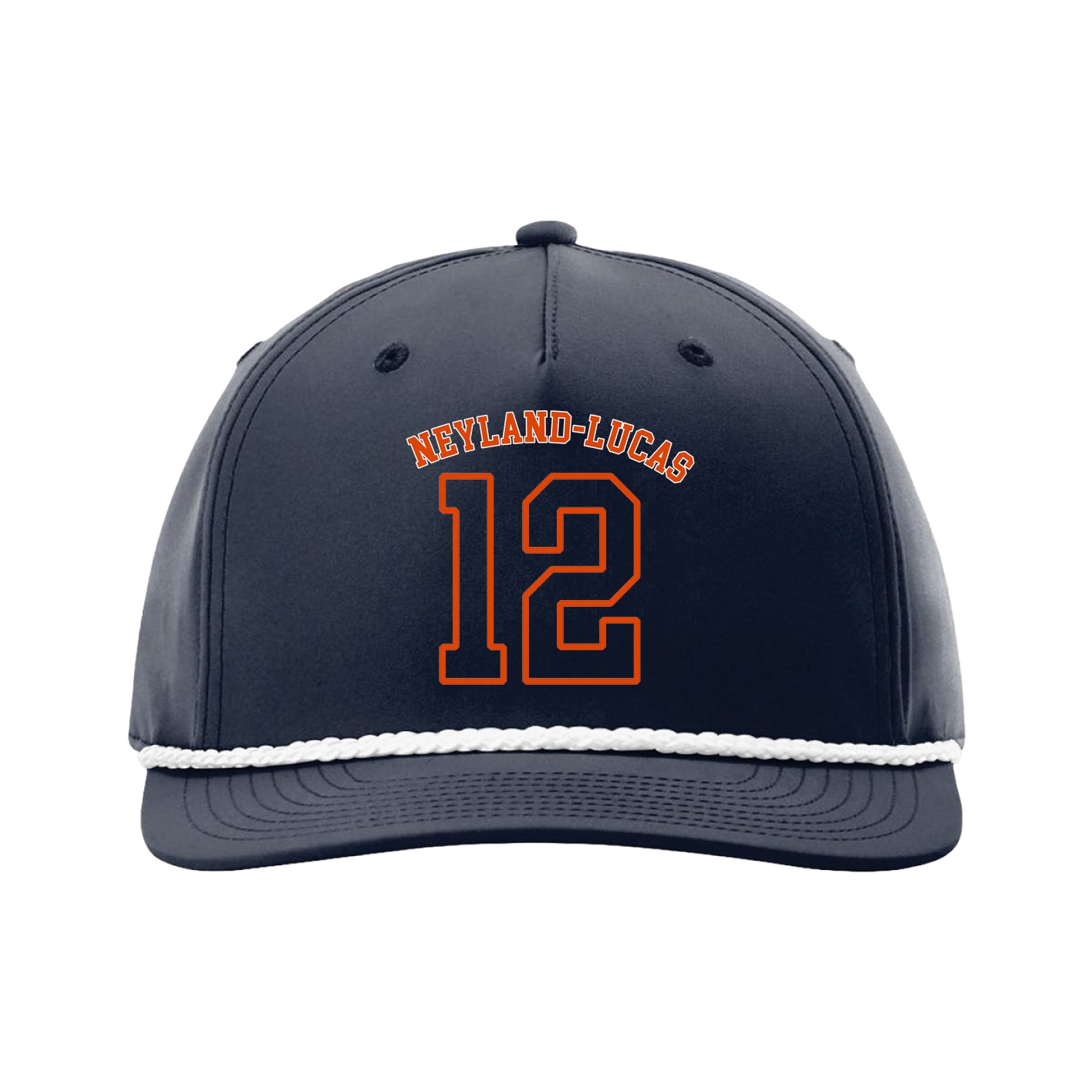 Five-Panel Classic Rope Cap — Shirsey Arch in Navy