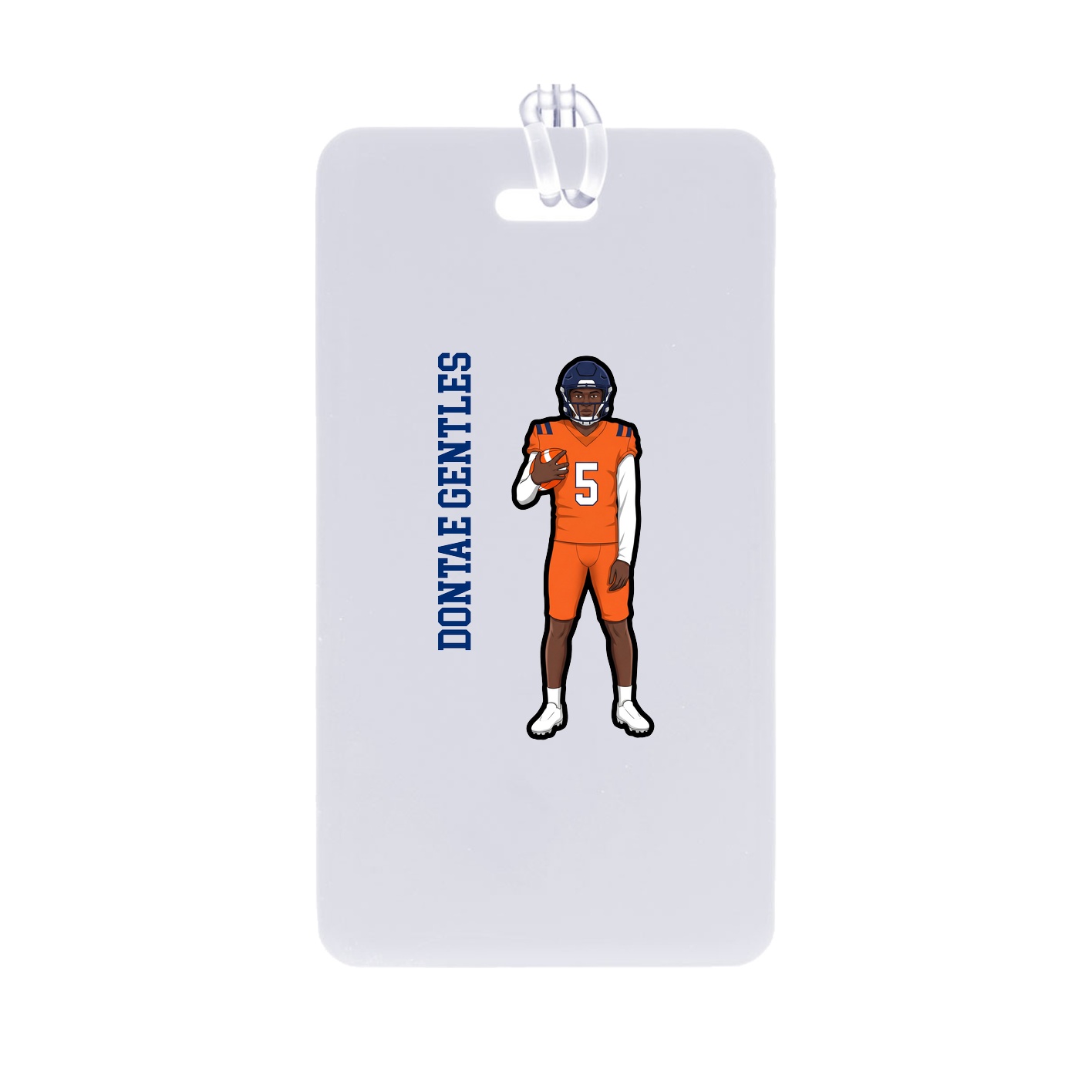 Bag Tag — Name Vertical in Classic