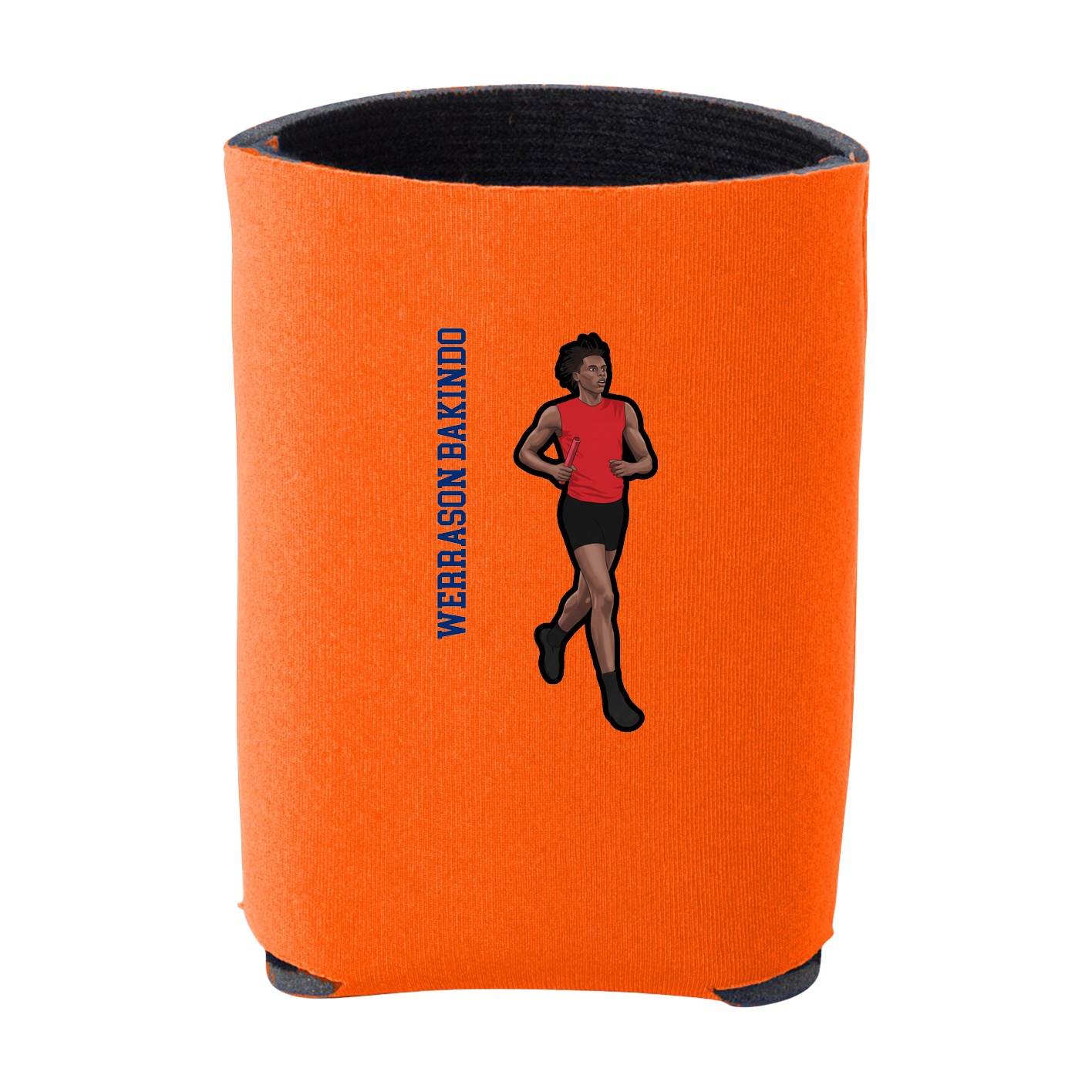 Can Holder — Name Vertical in Orange