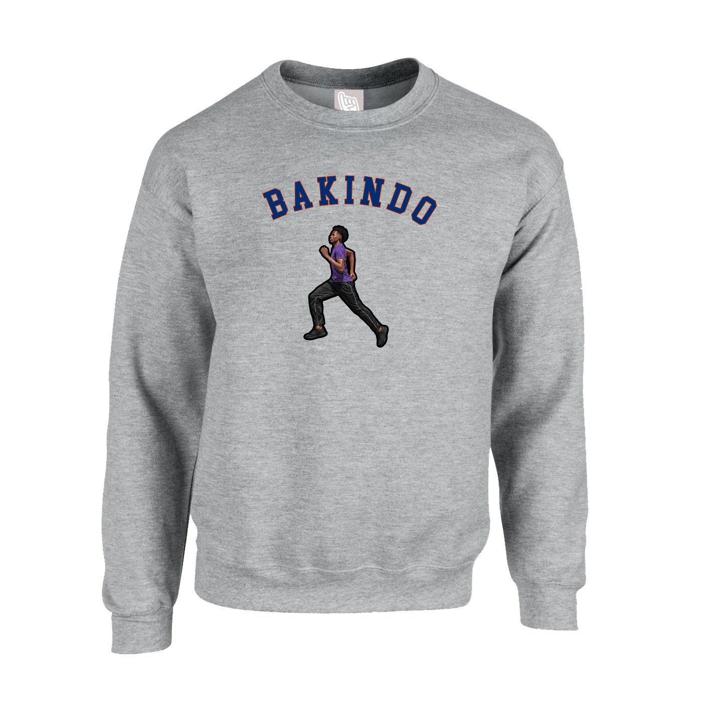 Fleece Crew — Shirsey Arch in Grey