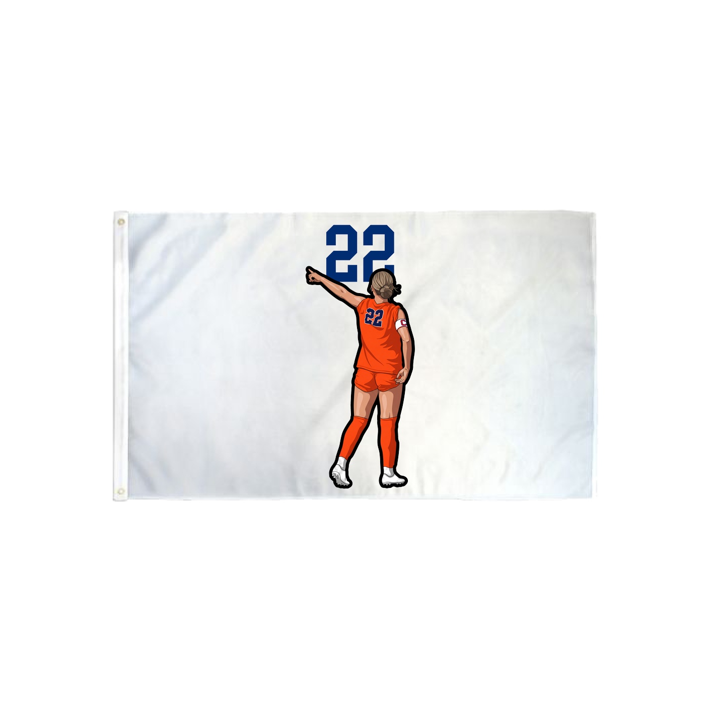 3x5 Flag — Number Top in Classic