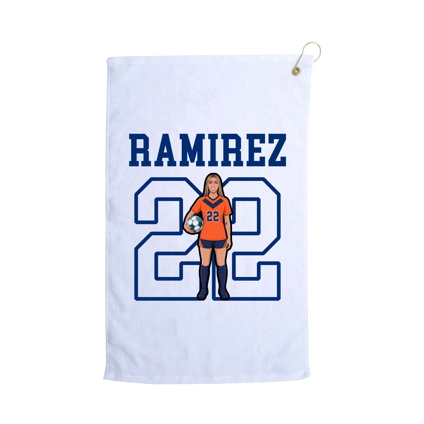 Golf Towel — Shirsey in White