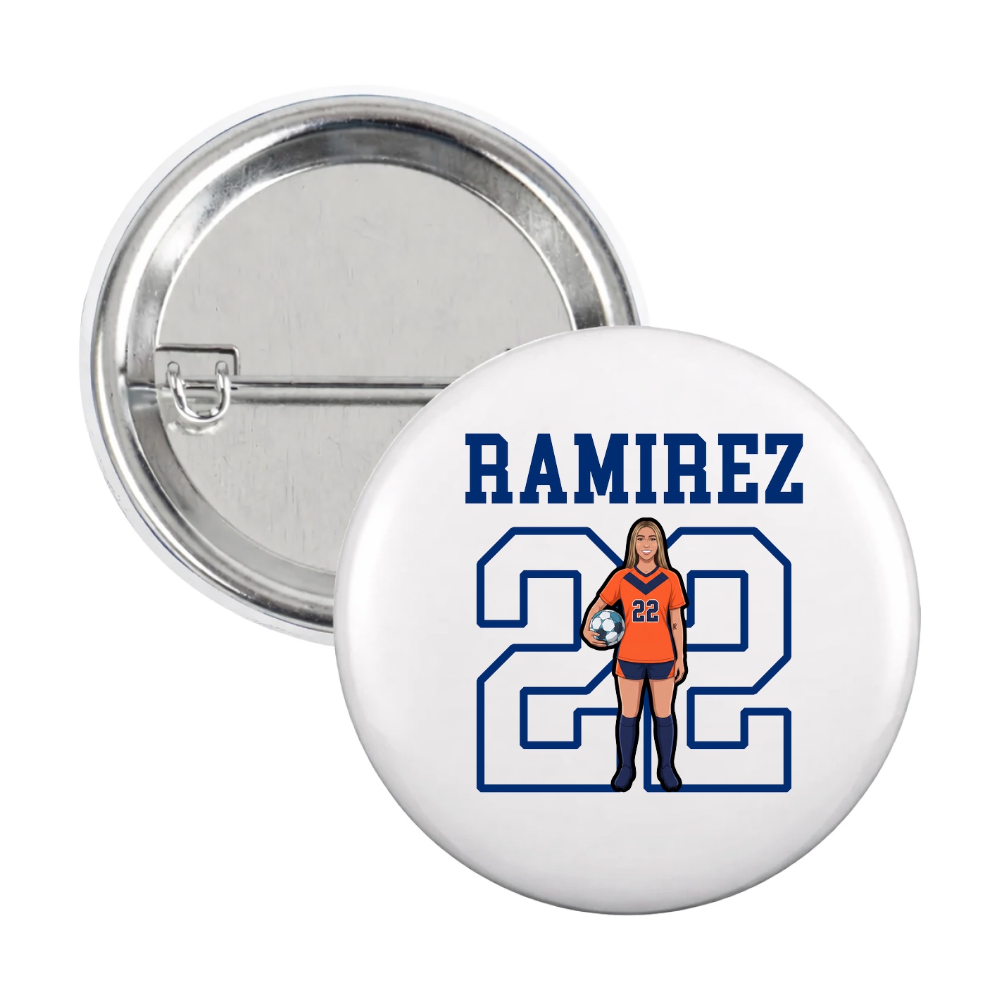 Game Day Button — Shirsey in White