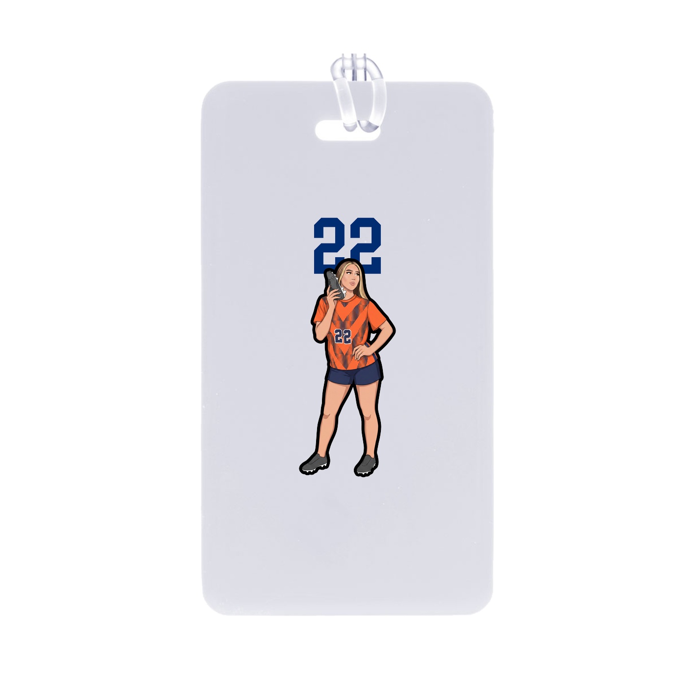Bag Tag — Number Top in Classic