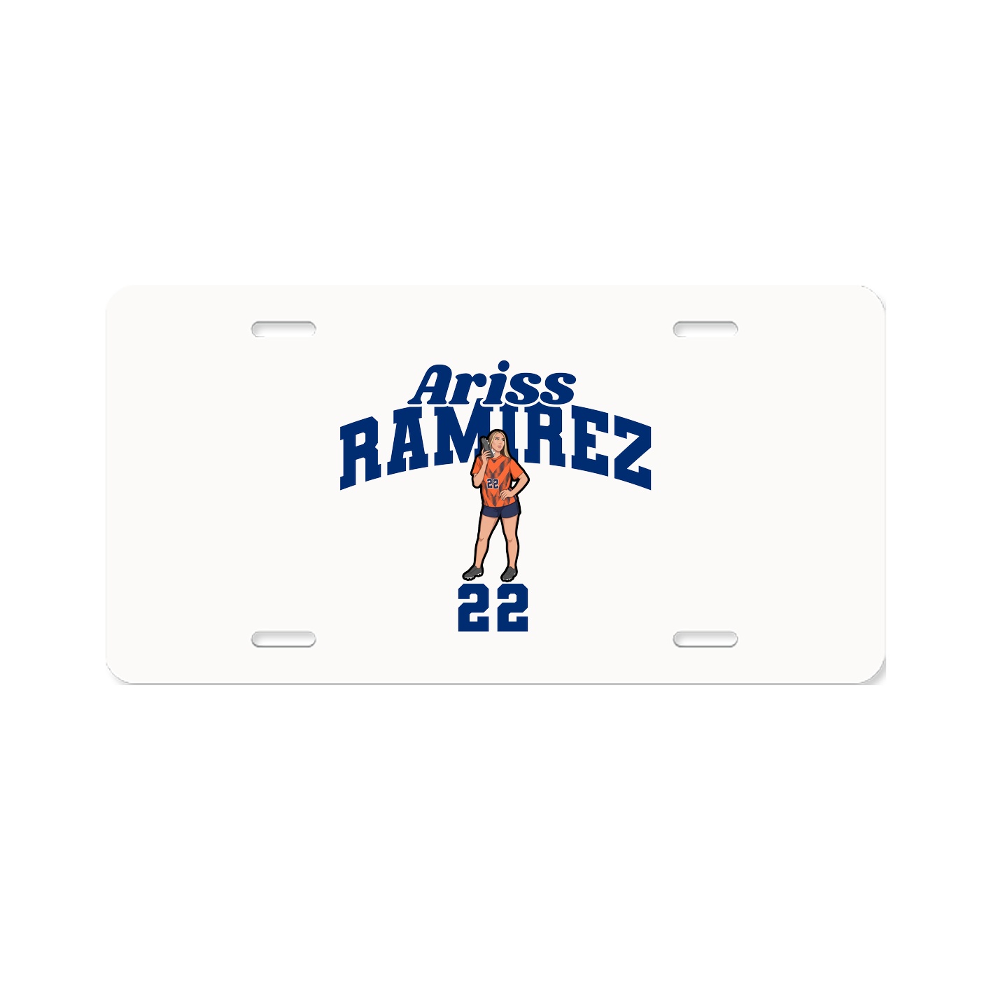 License Plate — Signature Arch in Classic