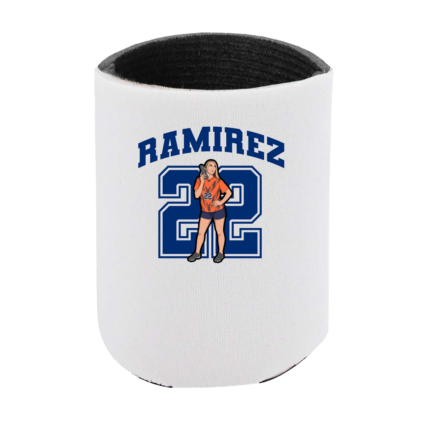 Can Holder — Number in White