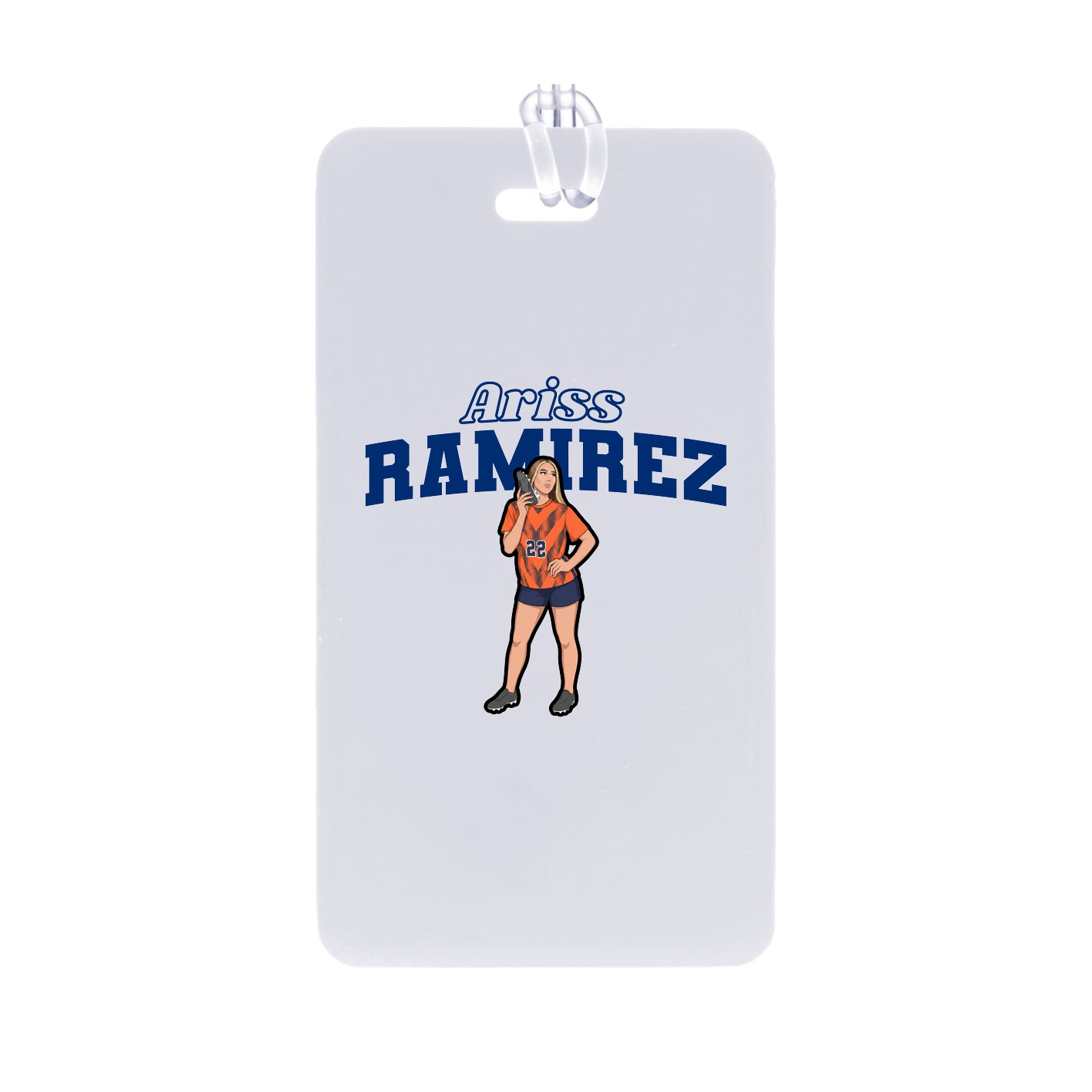 Bag Tag — Name Arch in Classic