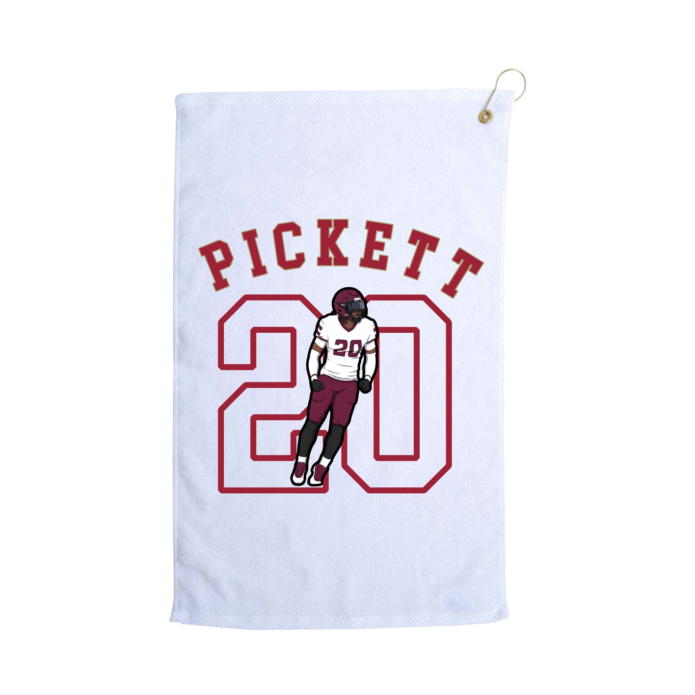 Golf Towel — Shirsey Arch in White