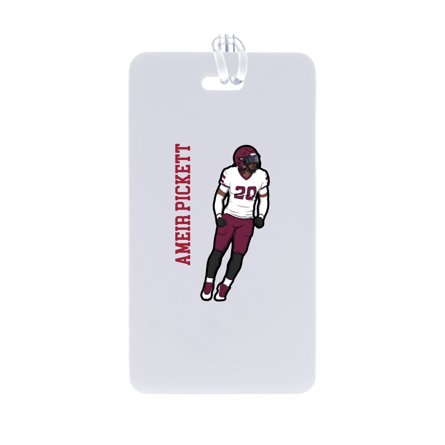 Bag Tag — Name Vertical in Classic
