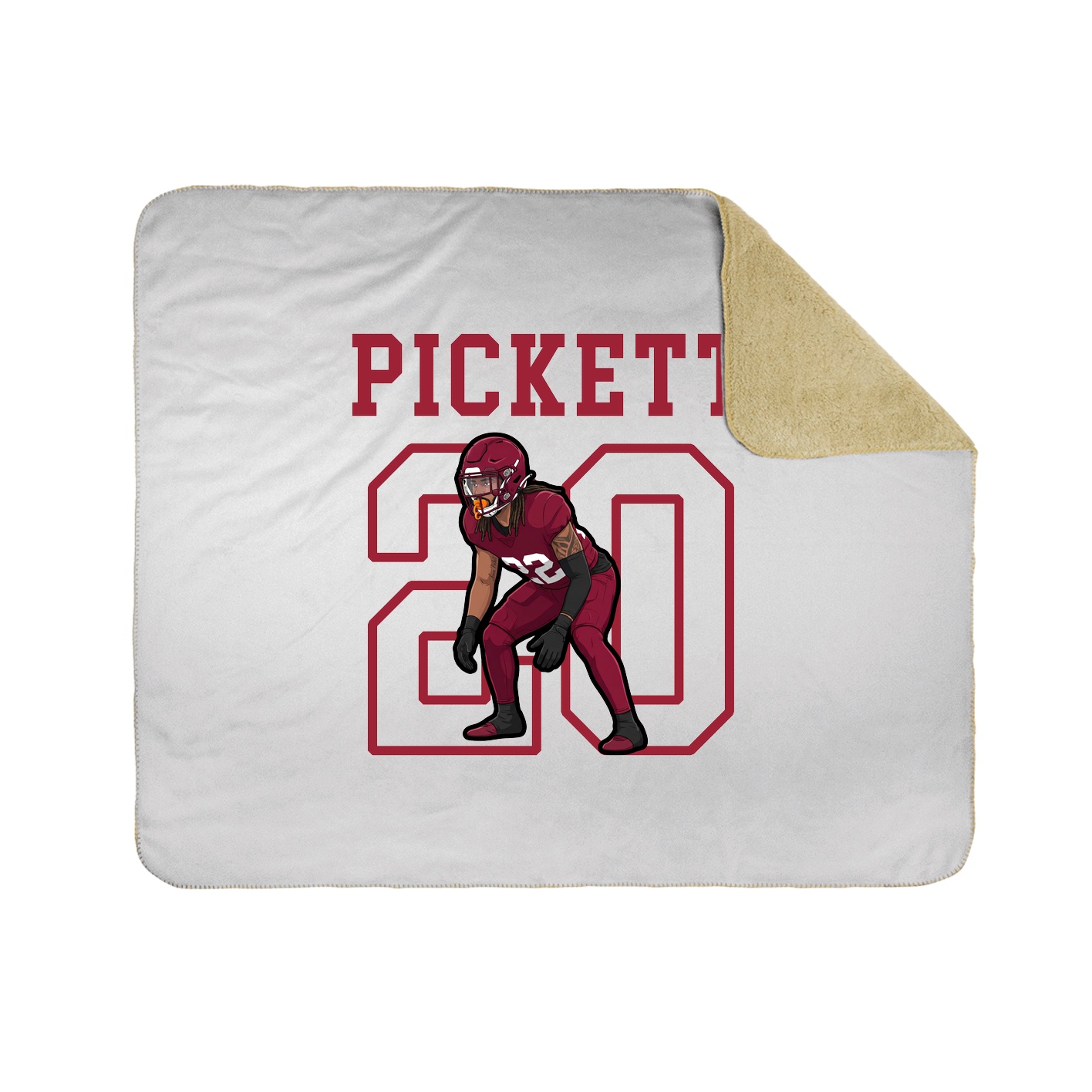 50x60 Sherpa Lined Throw Blanket