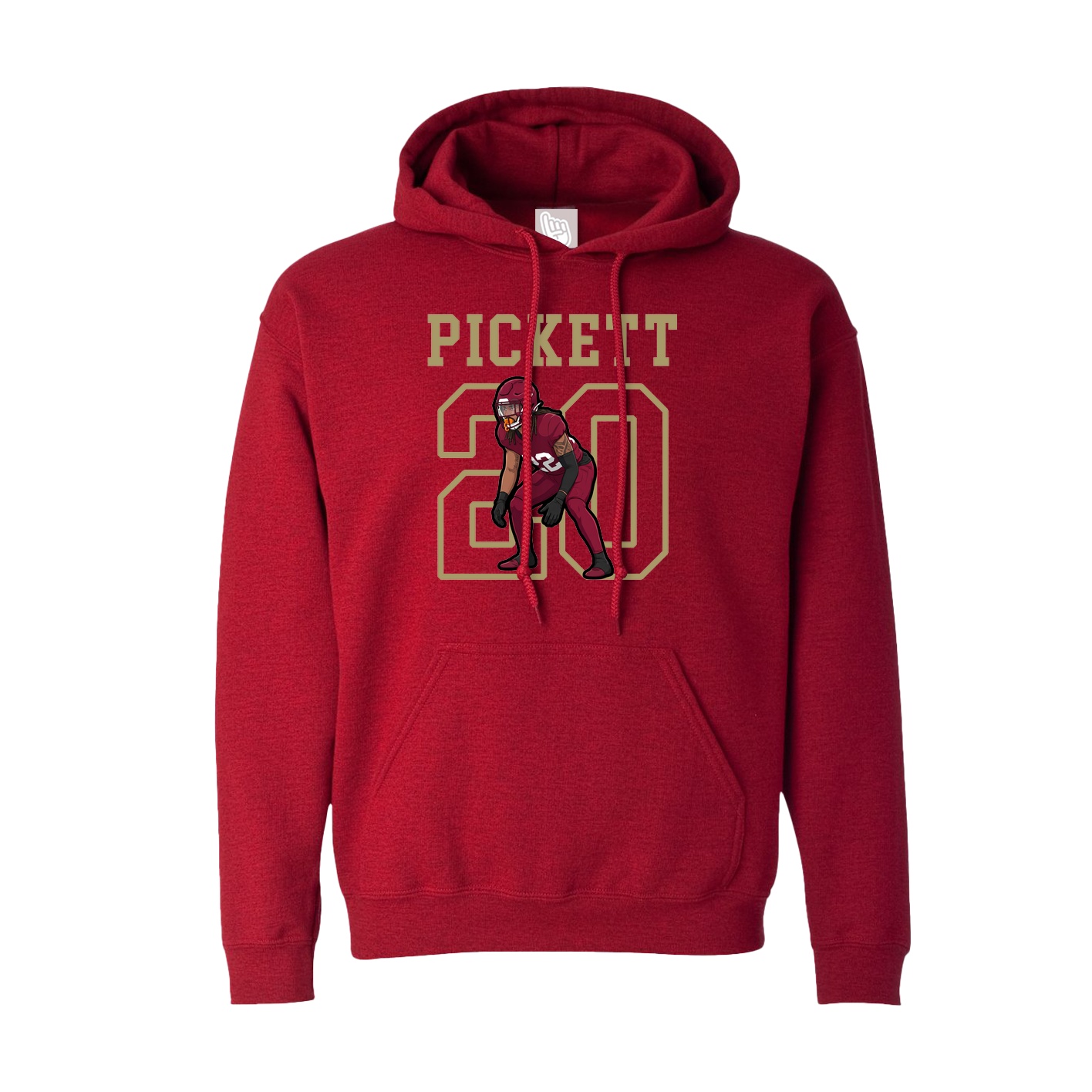 Hoodie — Shirsey in Crimson