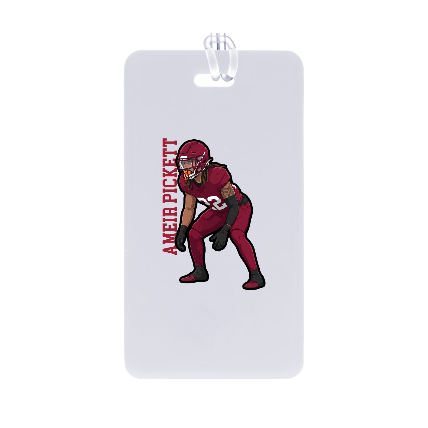 Bag Tag — Name Vertical in Classic