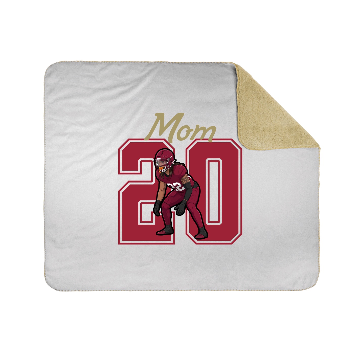 Throw Blanket — Mothers Day Shirsey in White