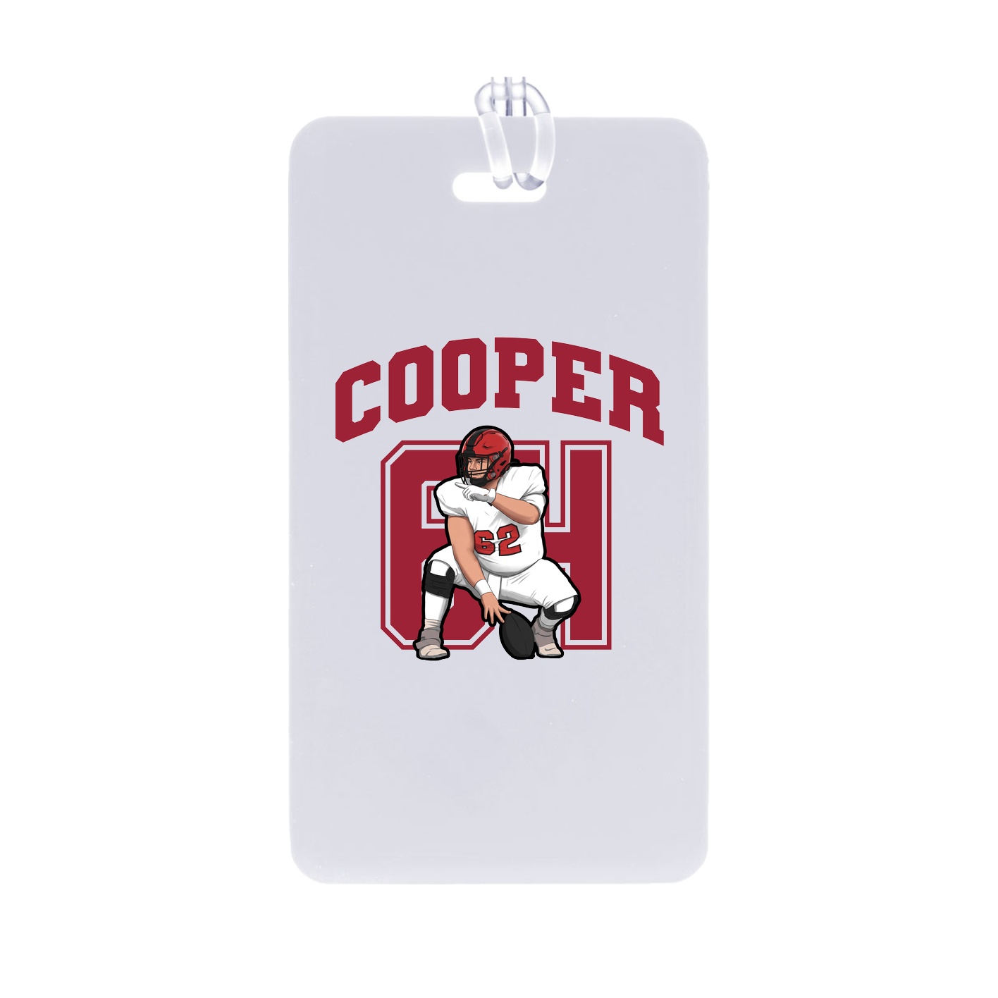 Bag Tag — Number in Classic