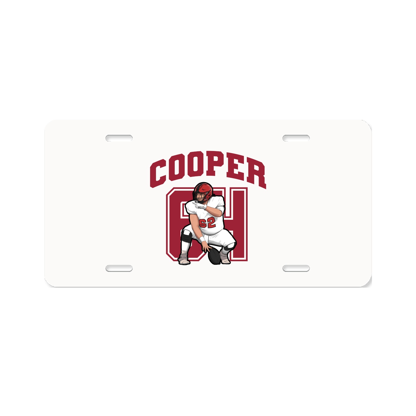 License Plate — Number in Classic