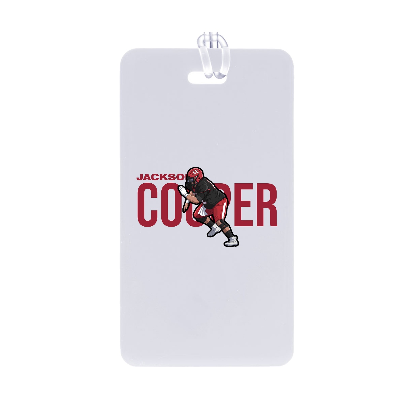 Bag Tag — Player Name in Classic