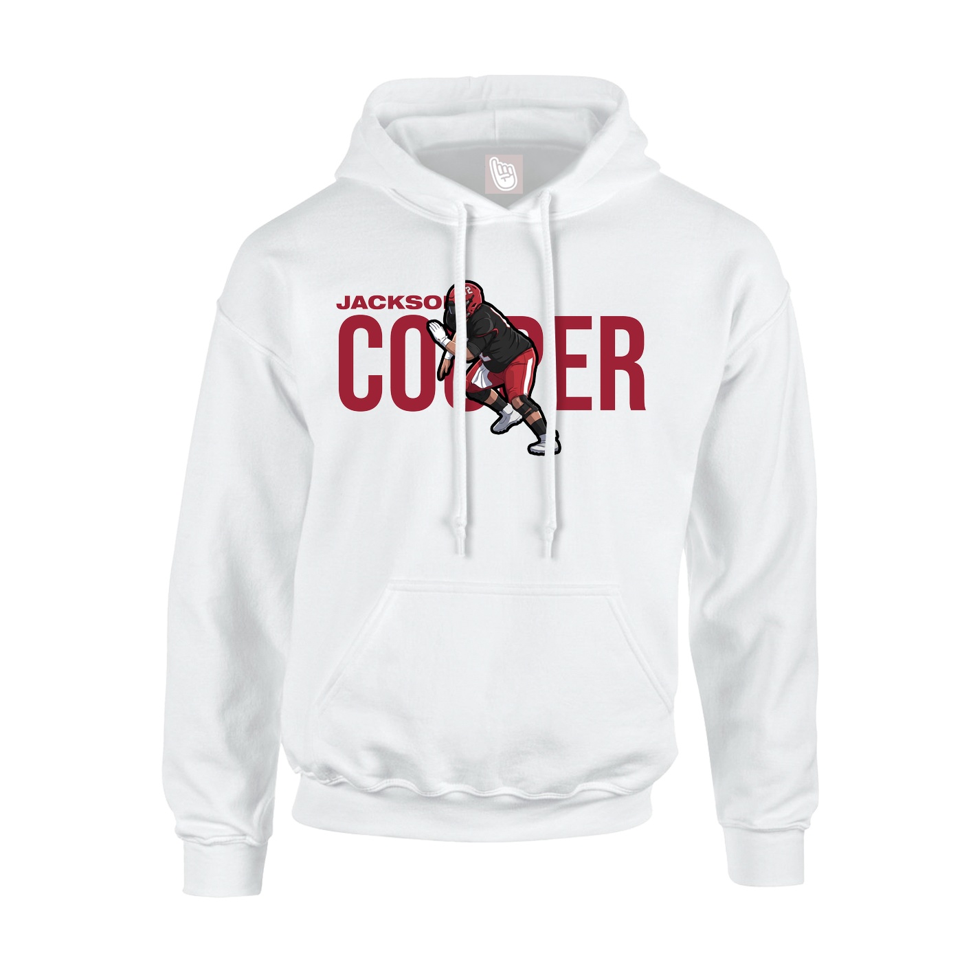 Hoodie — Player Name in White