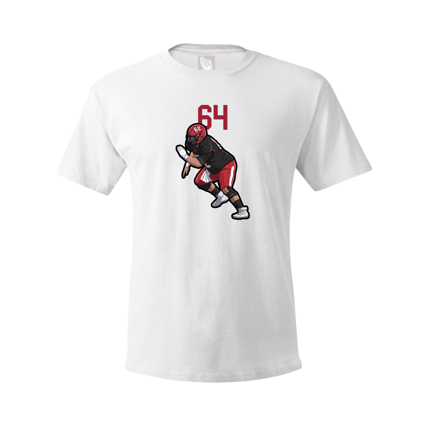 Tee — Number Top in White