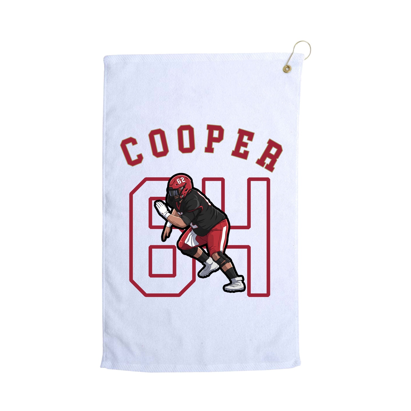 Golf Towel — Shirsey Arch in White