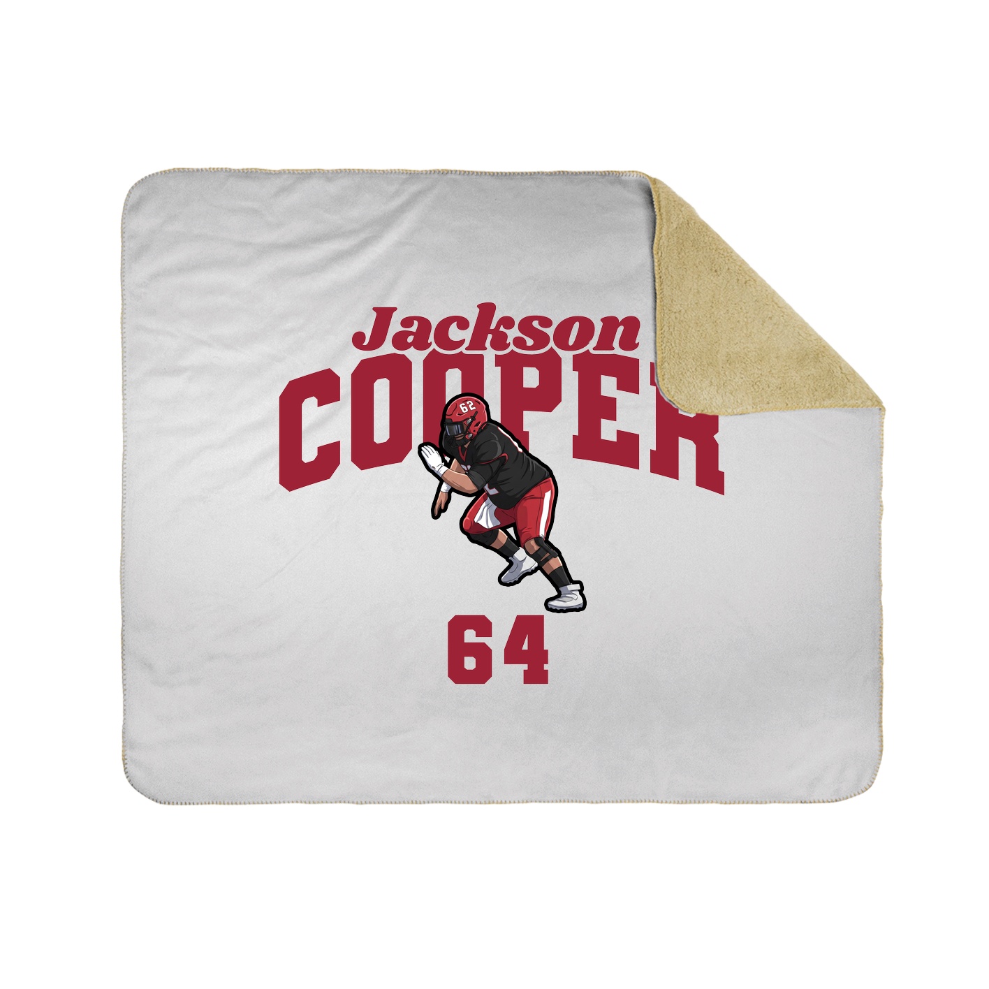 Throw Blanket — Signature Arch in White