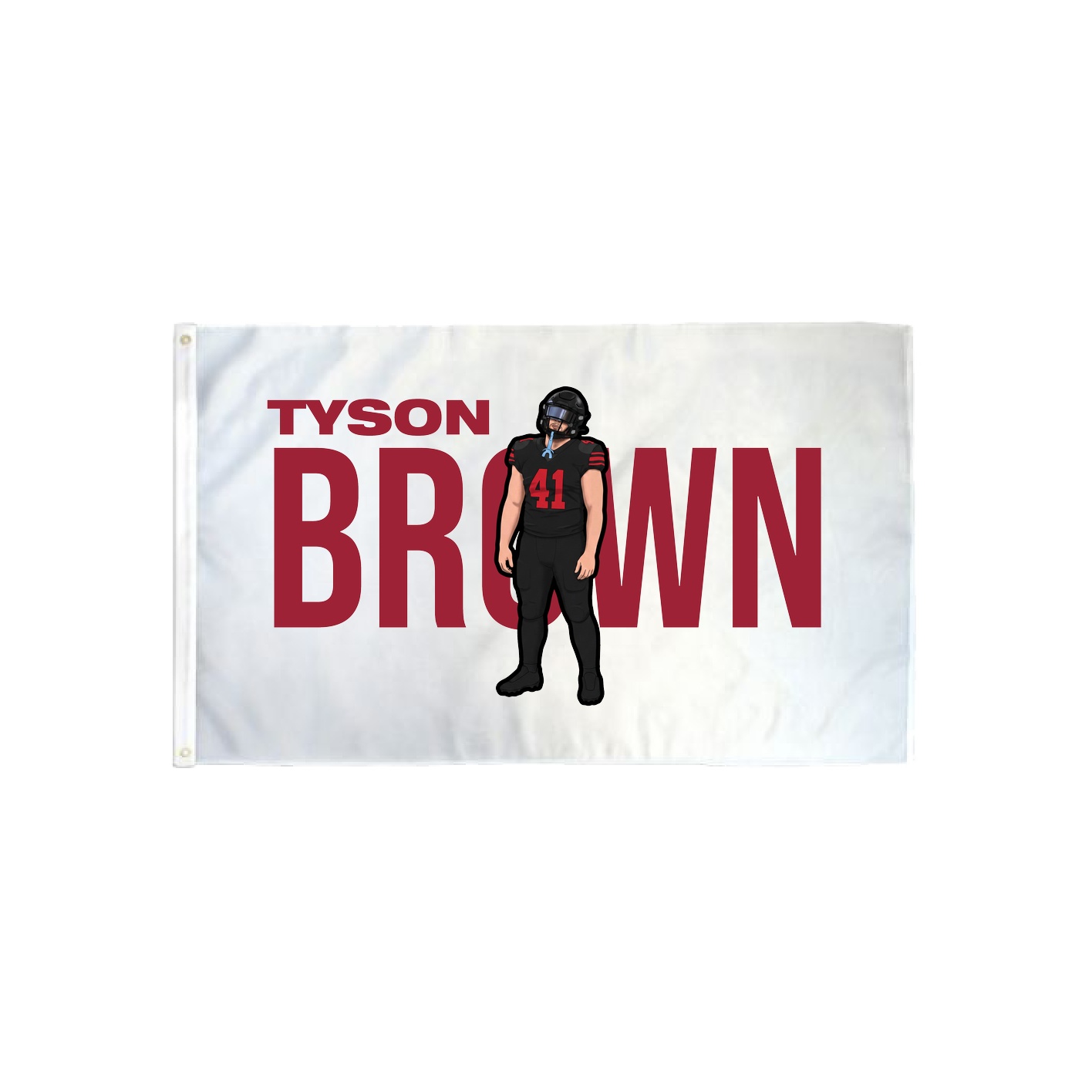 3x5 Flag — Player Name in Classic