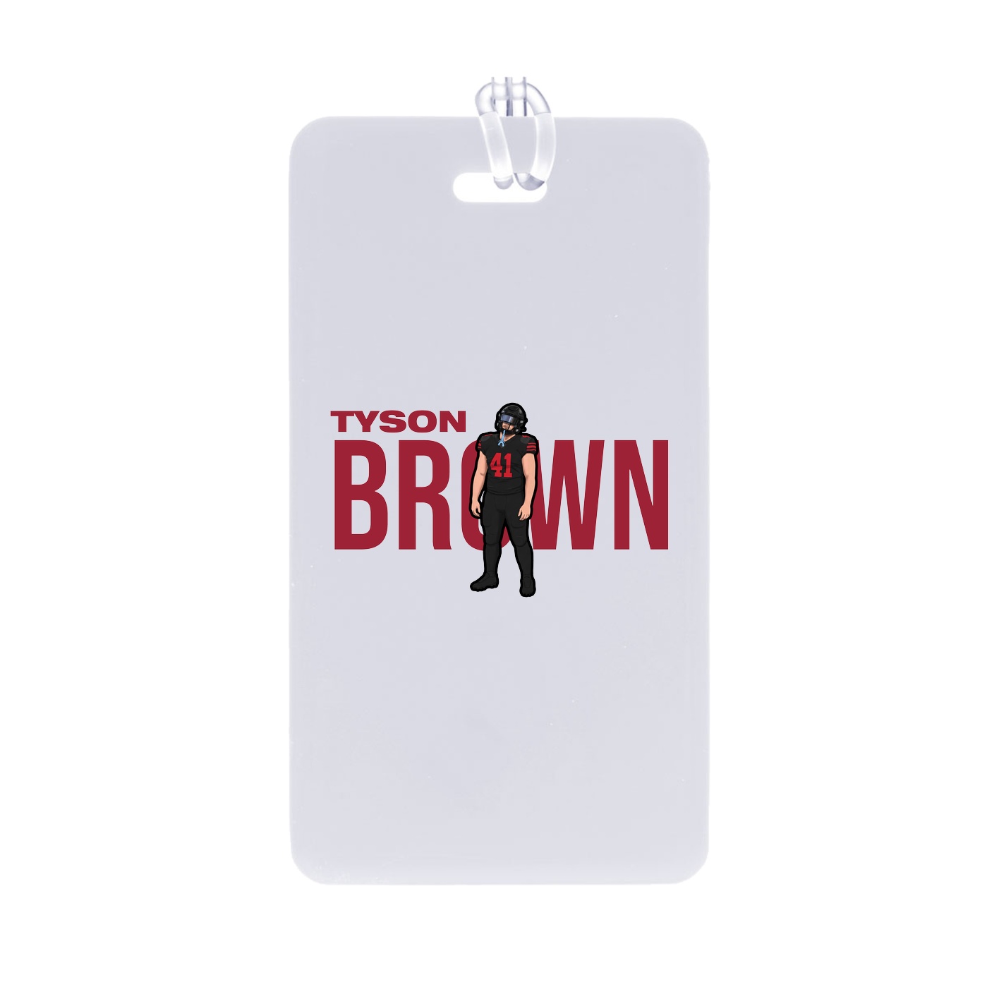 Bag Tag — Player Name in Classic