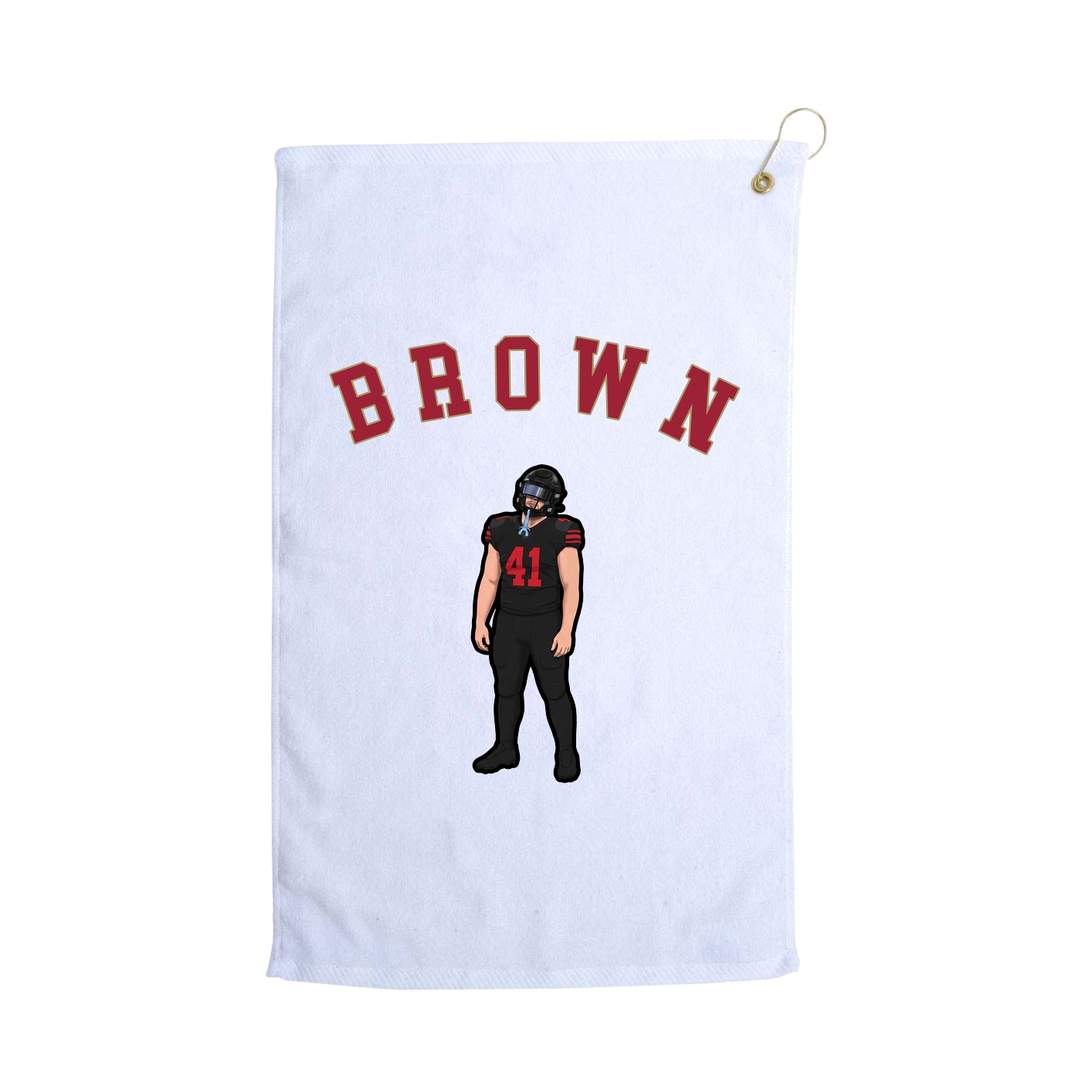 Golf Towel — Shirsey Arch in White