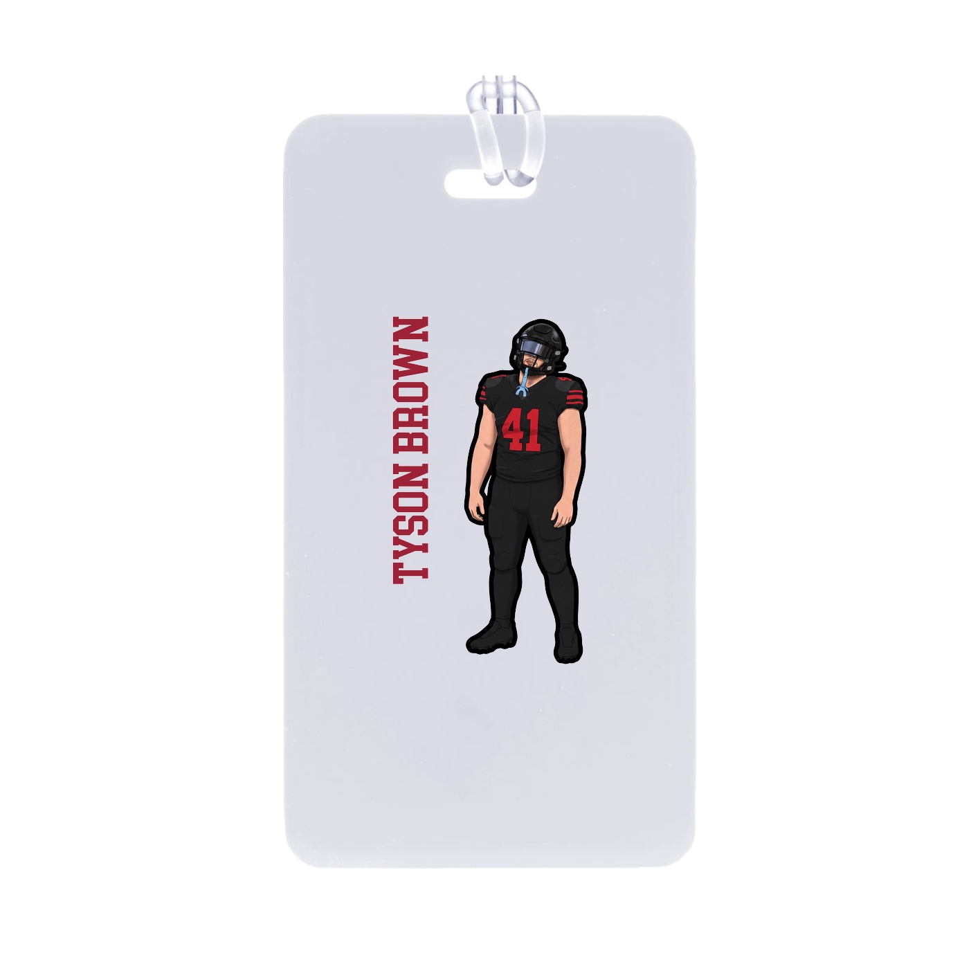 Bag Tag — Name Vertical in Classic