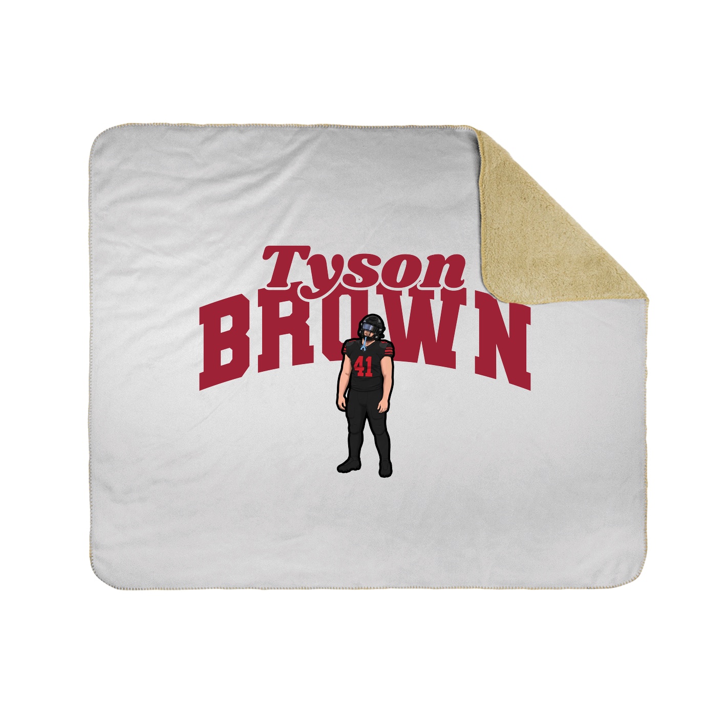 Throw Blanket — Signature Arch in White