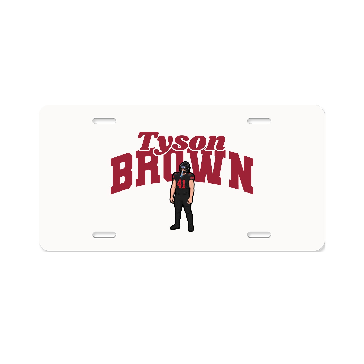 License Plate — Signature Arch in Classic