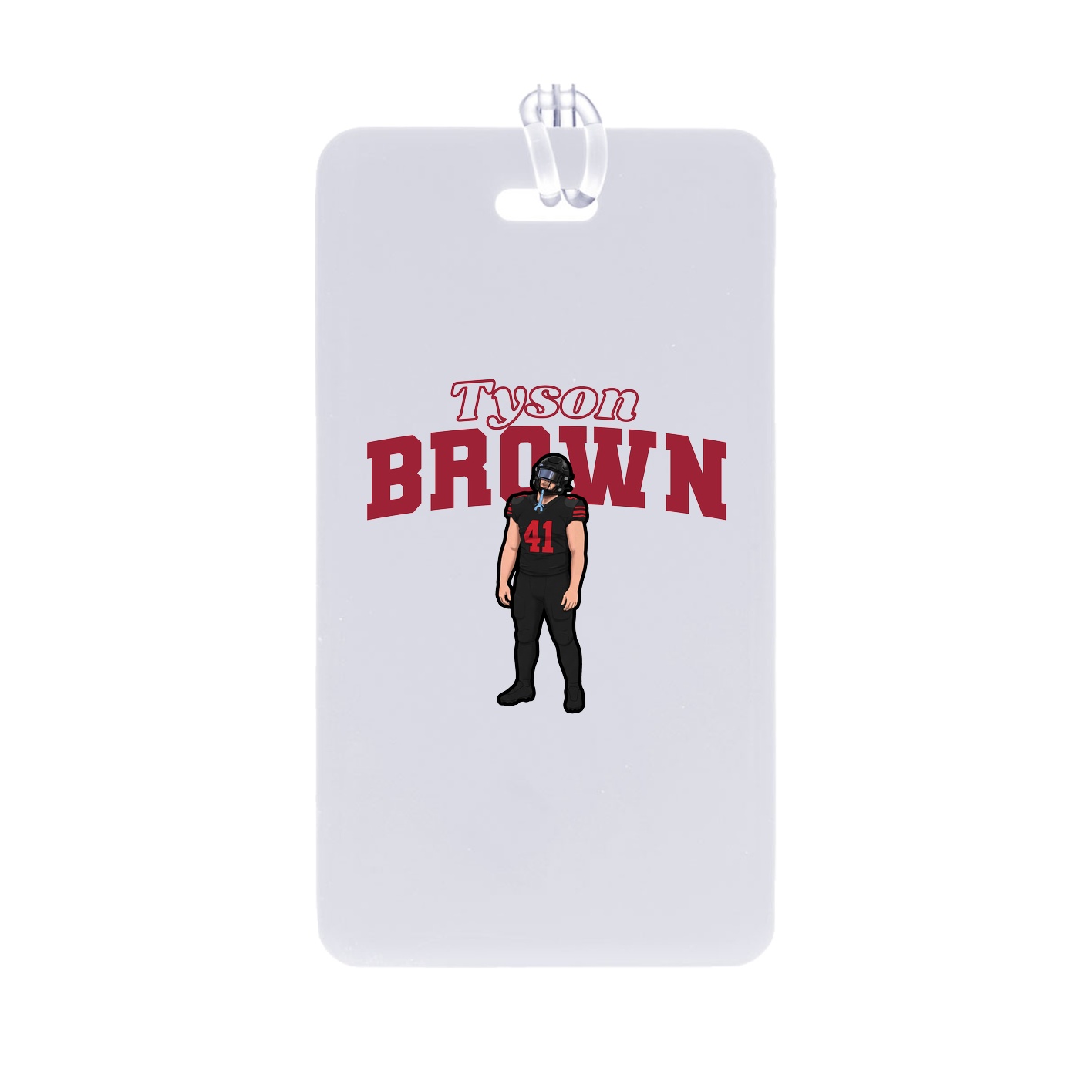 Bag Tag — Name Arch in Classic