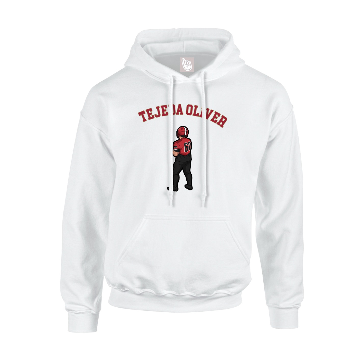 Youth Hoodie — Shirsey Arch in White
