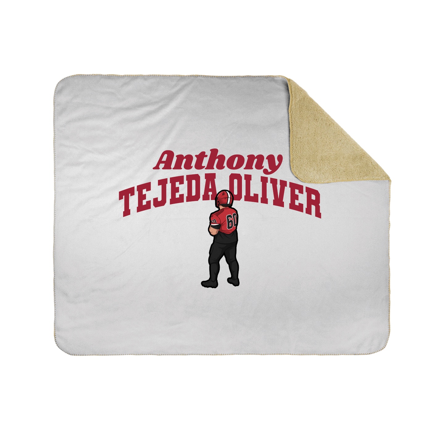 Throw Blanket — Signature Arch in White