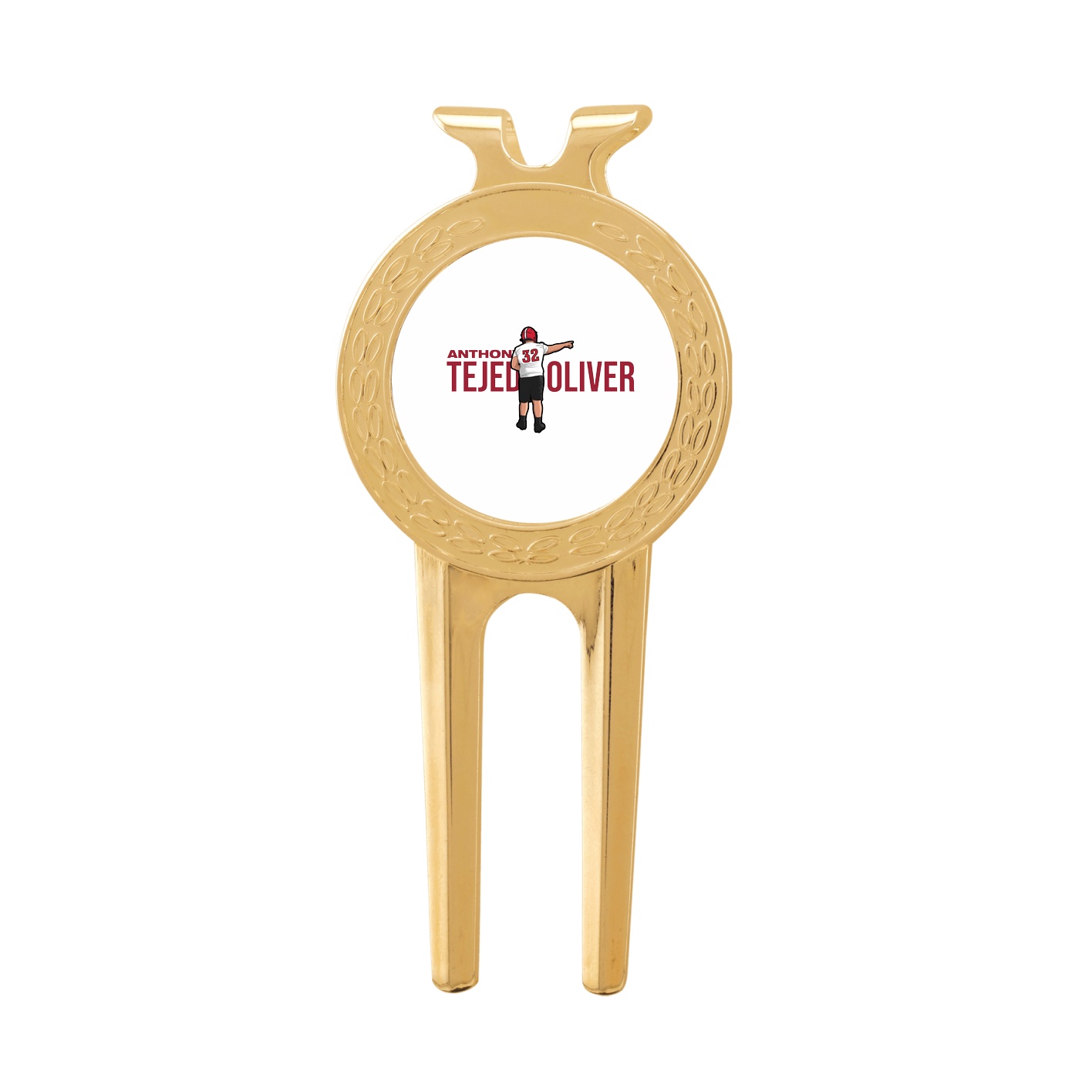 Divot Tool with Ball Marker — Player Name in Classic