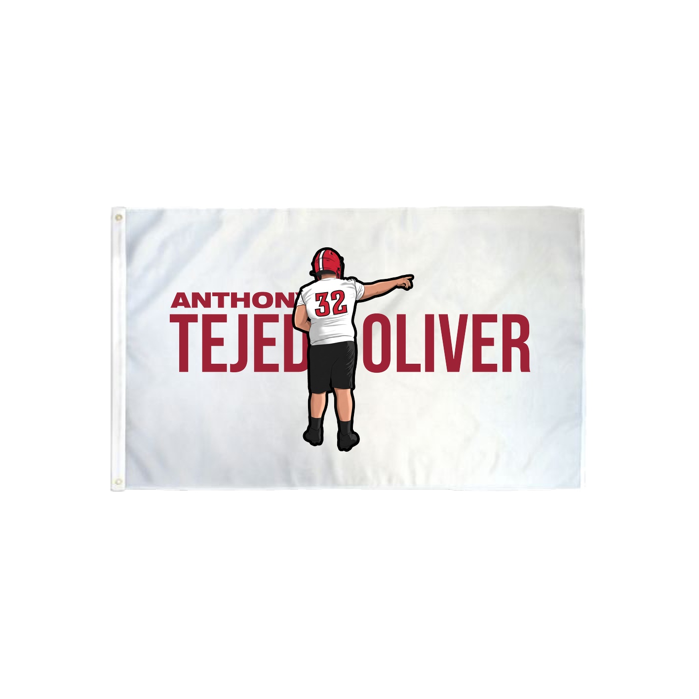 3x5 Flag — Player Name in Classic