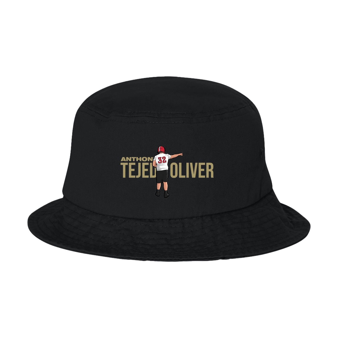 Bucket Cap — Player Name in Black