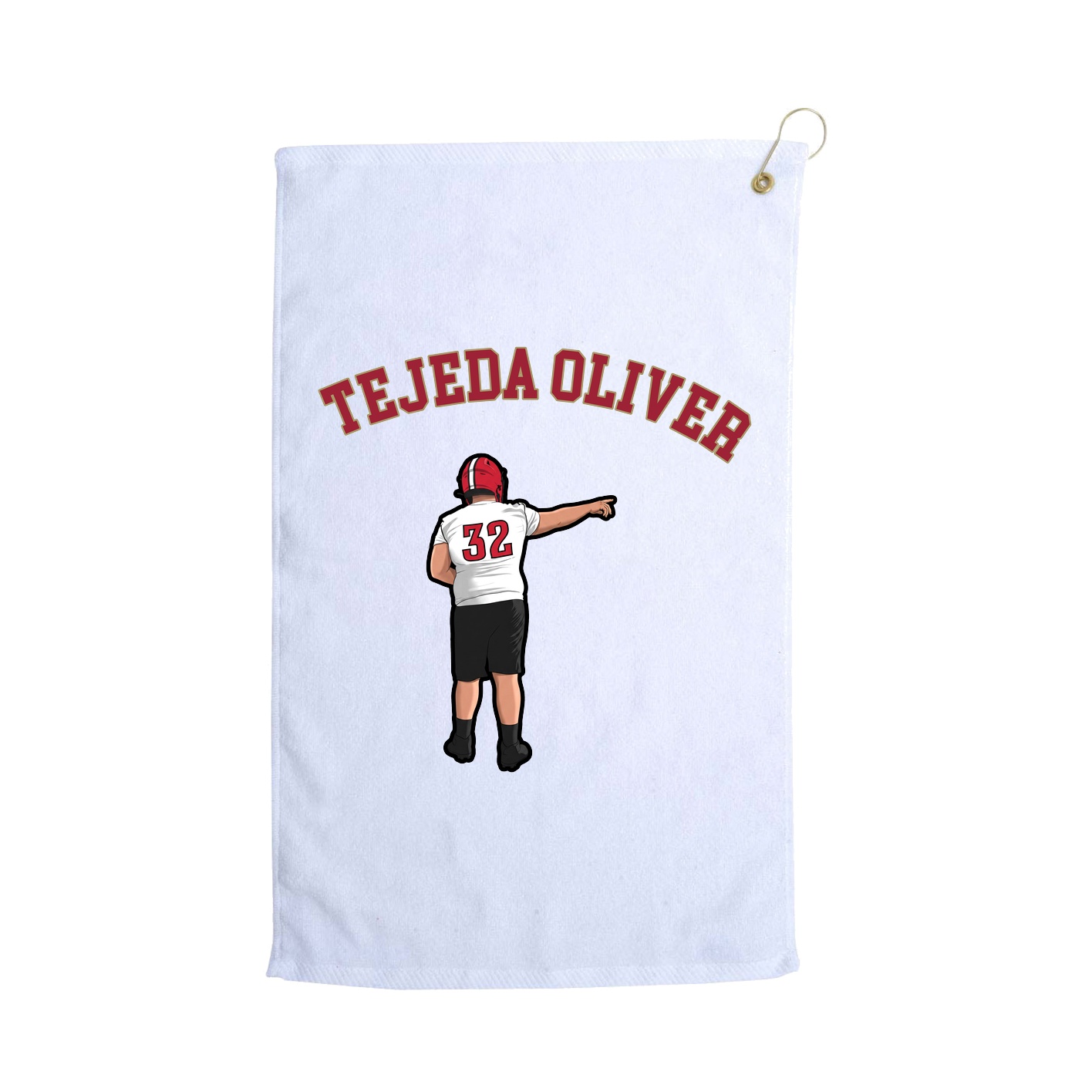 Golf Towel — Shirsey Arch in White