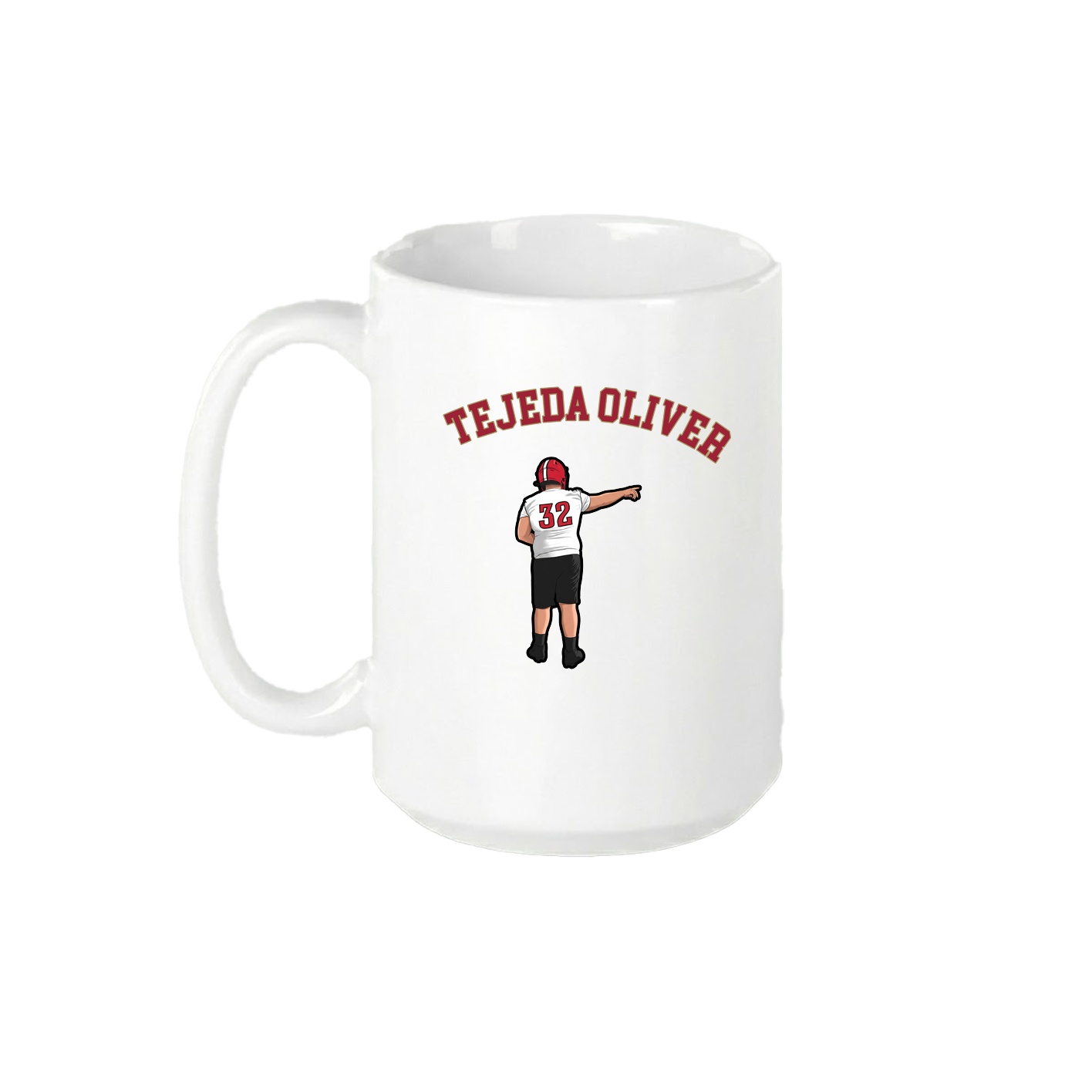 15oz Coffee Mug — Shirsey Arch in White