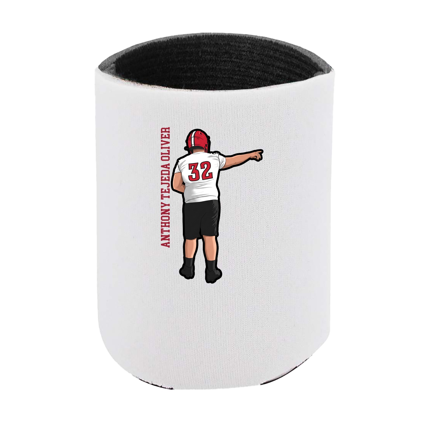 Can Holder — Name Vertical in White