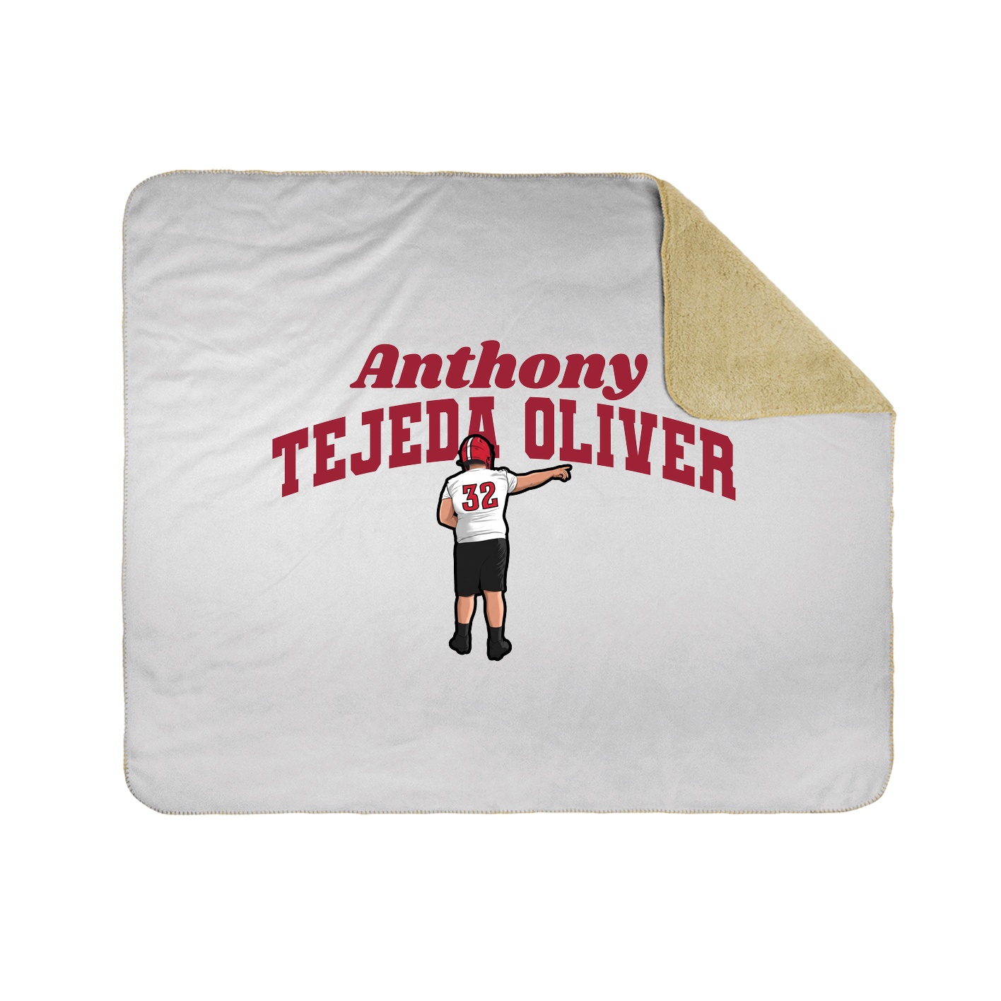 Throw Blanket — Signature Arch in White