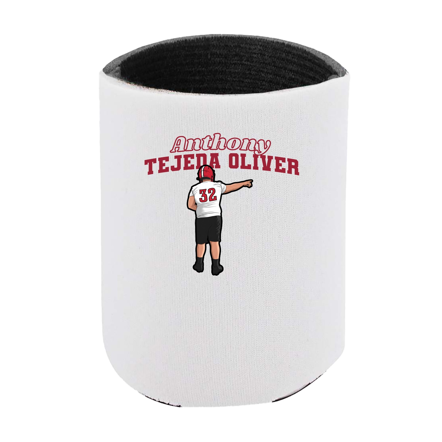 Can Holder — Name Arch in White