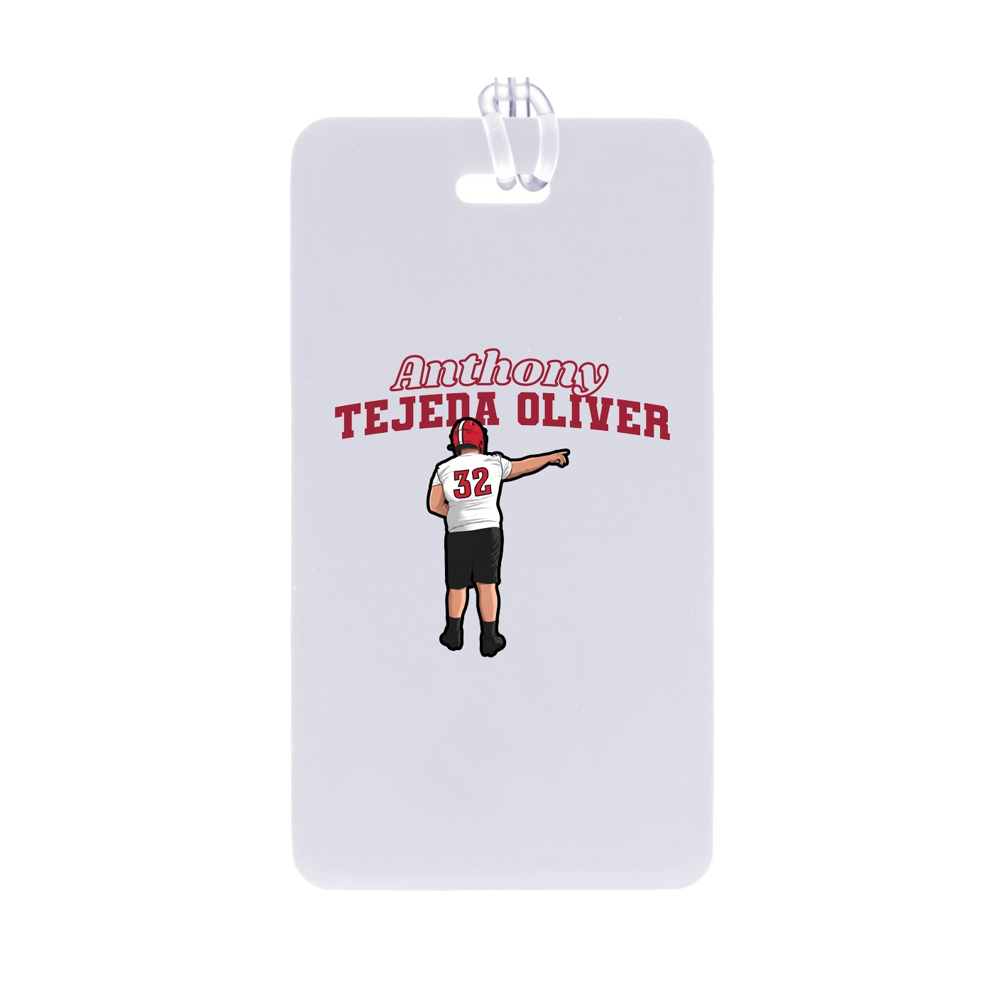 Bag Tag — Name Arch in Classic
