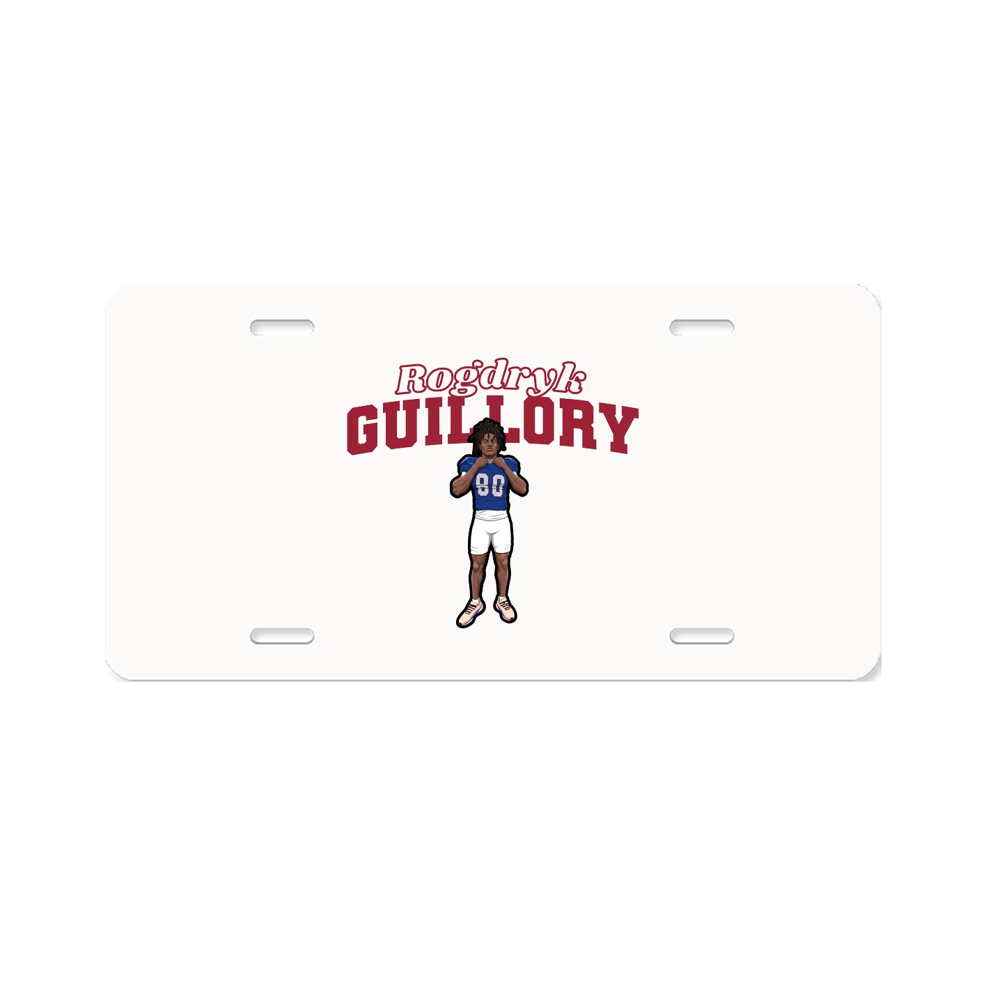 License Plate — Name Arch in Classic
