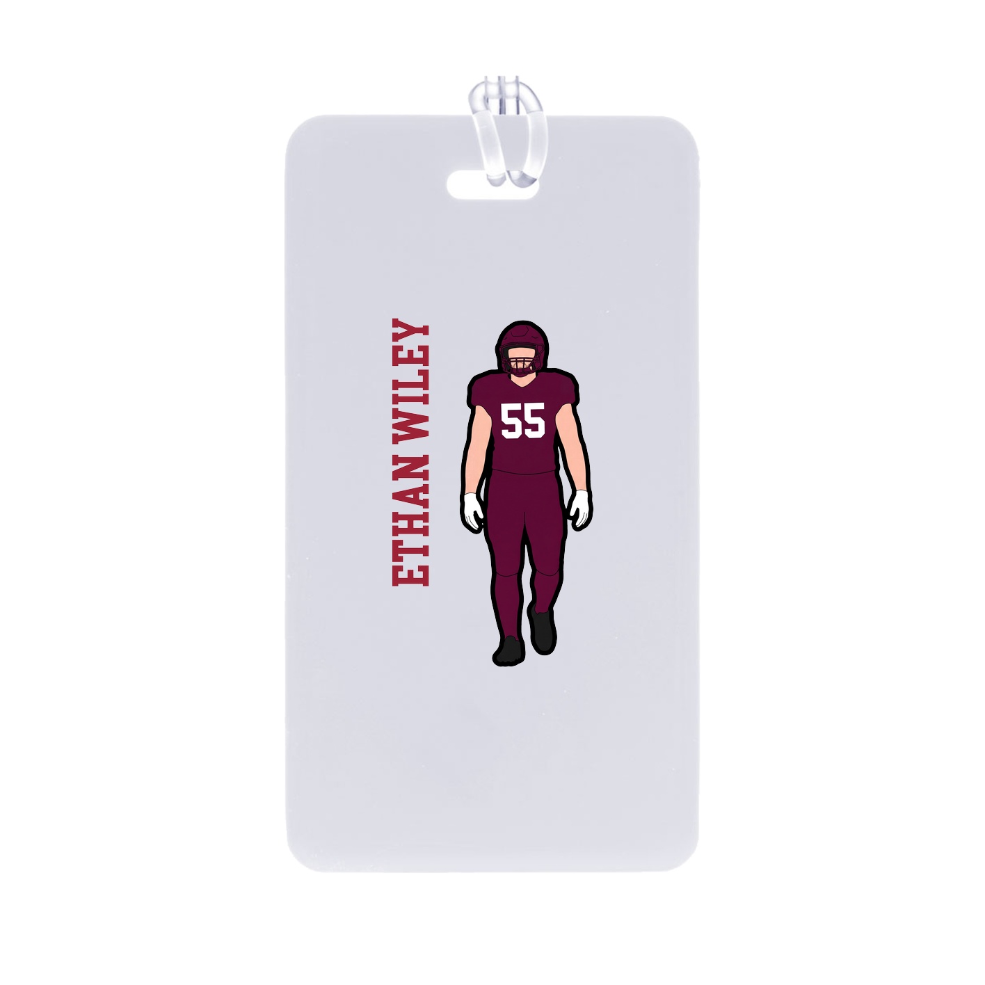 Bag Tag — Name Vertical in Classic