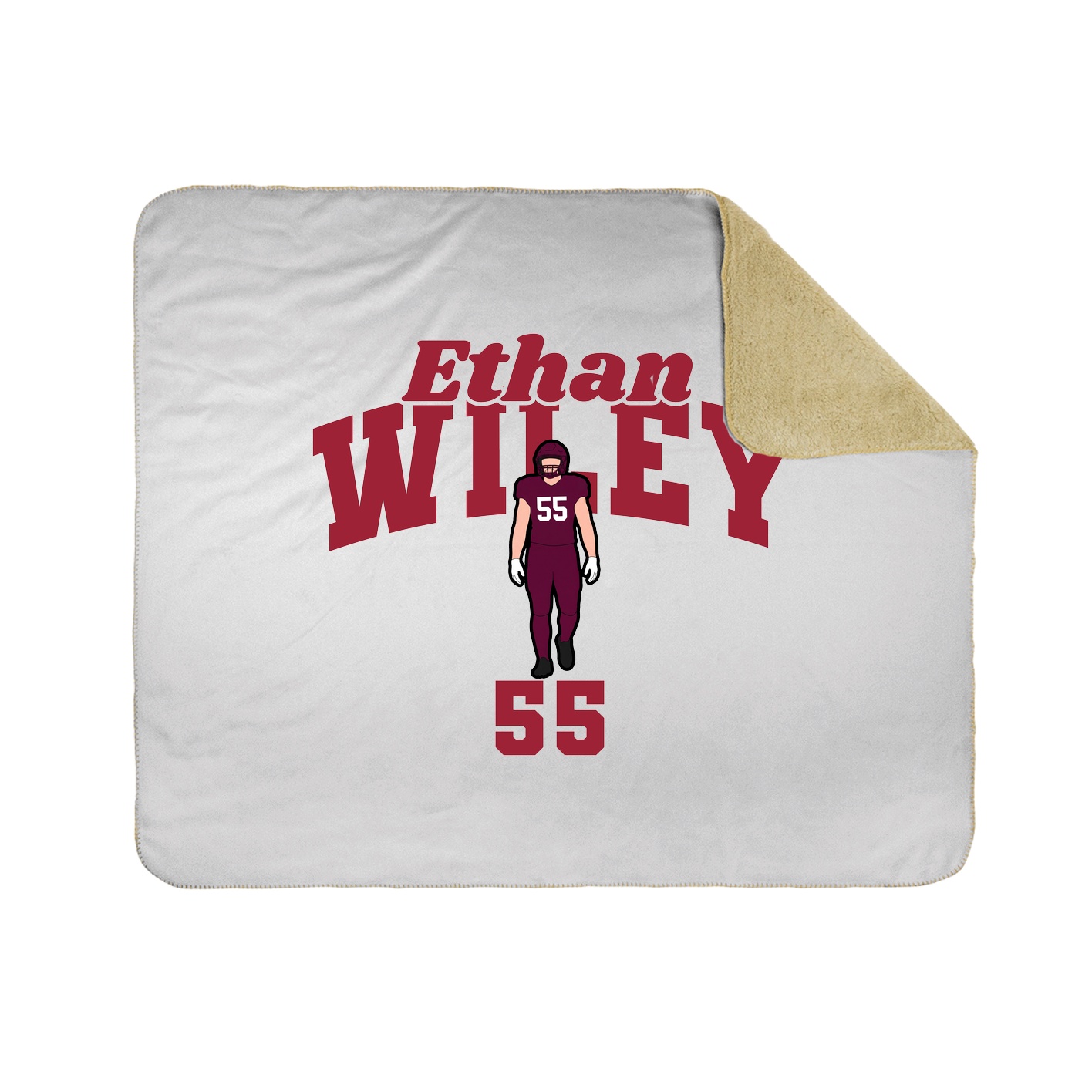Throw Blanket — Signature Arch in White