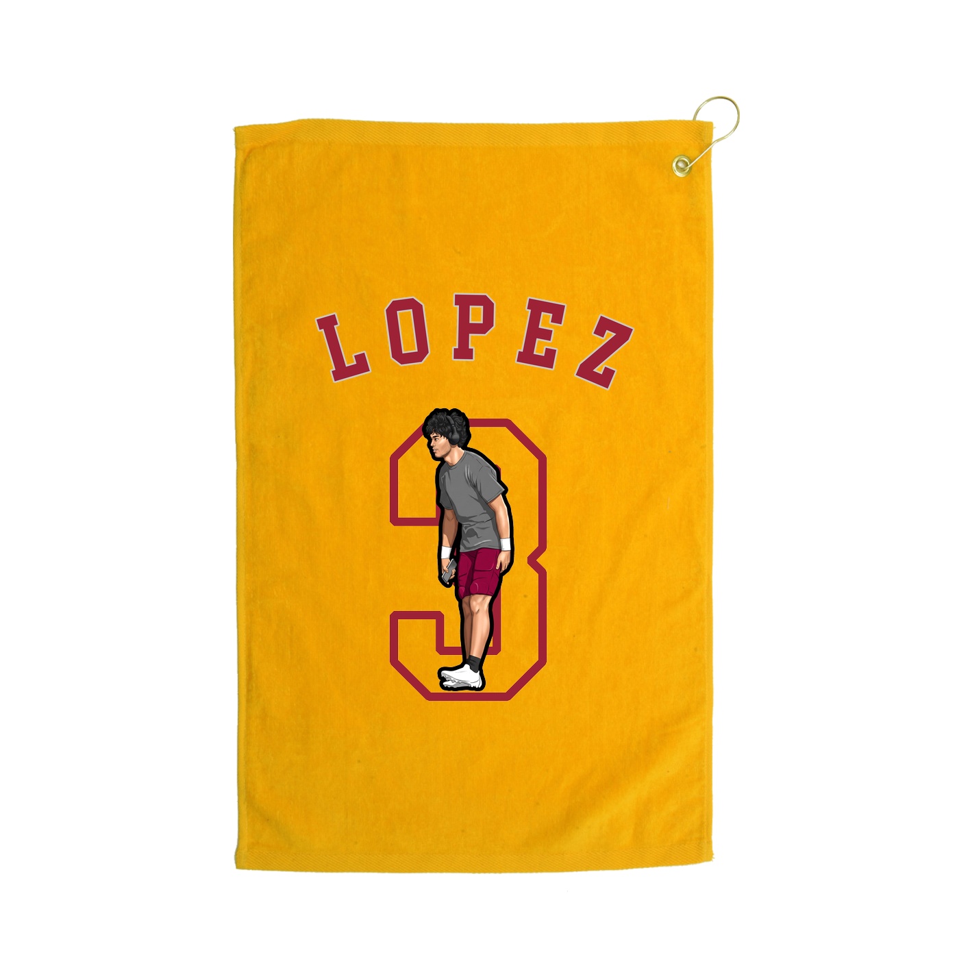 Golf Towel — Shirsey Arch in Gold