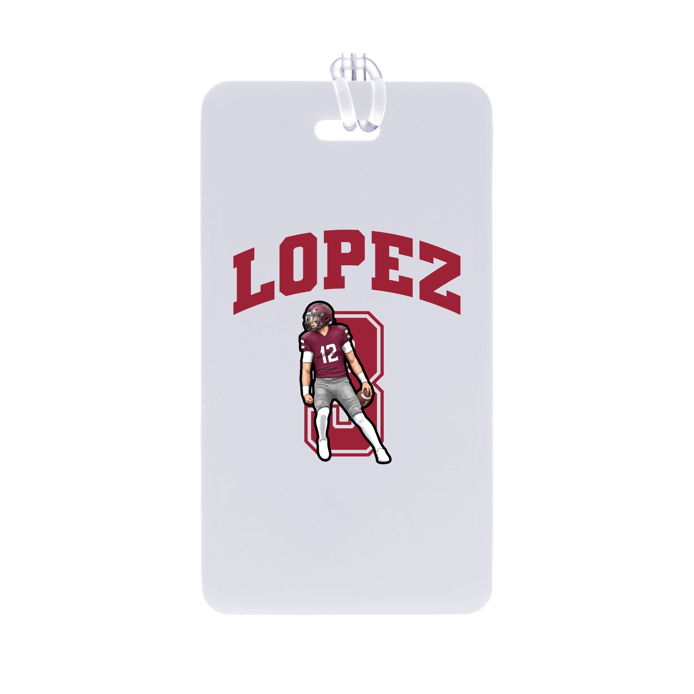 Bag Tag — Number in Classic