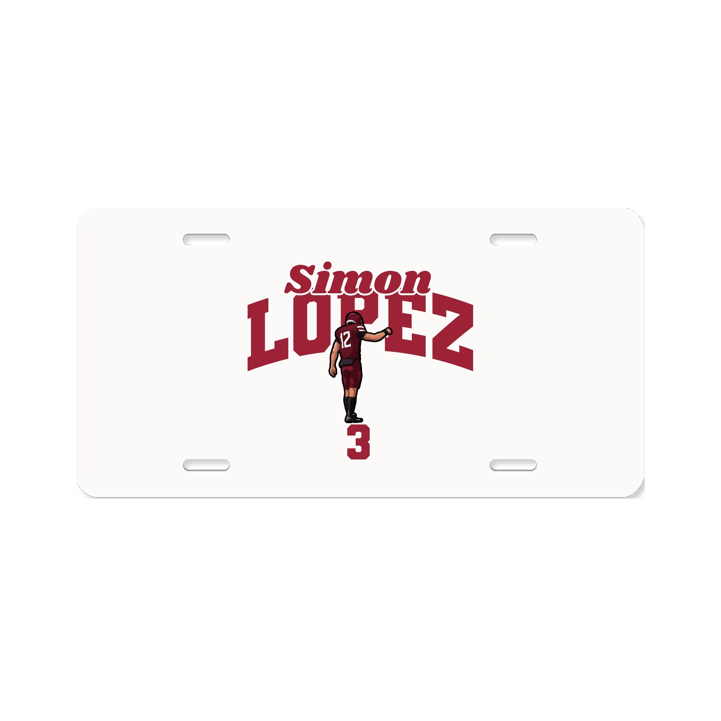 License Plate — Signature Arch in Classic